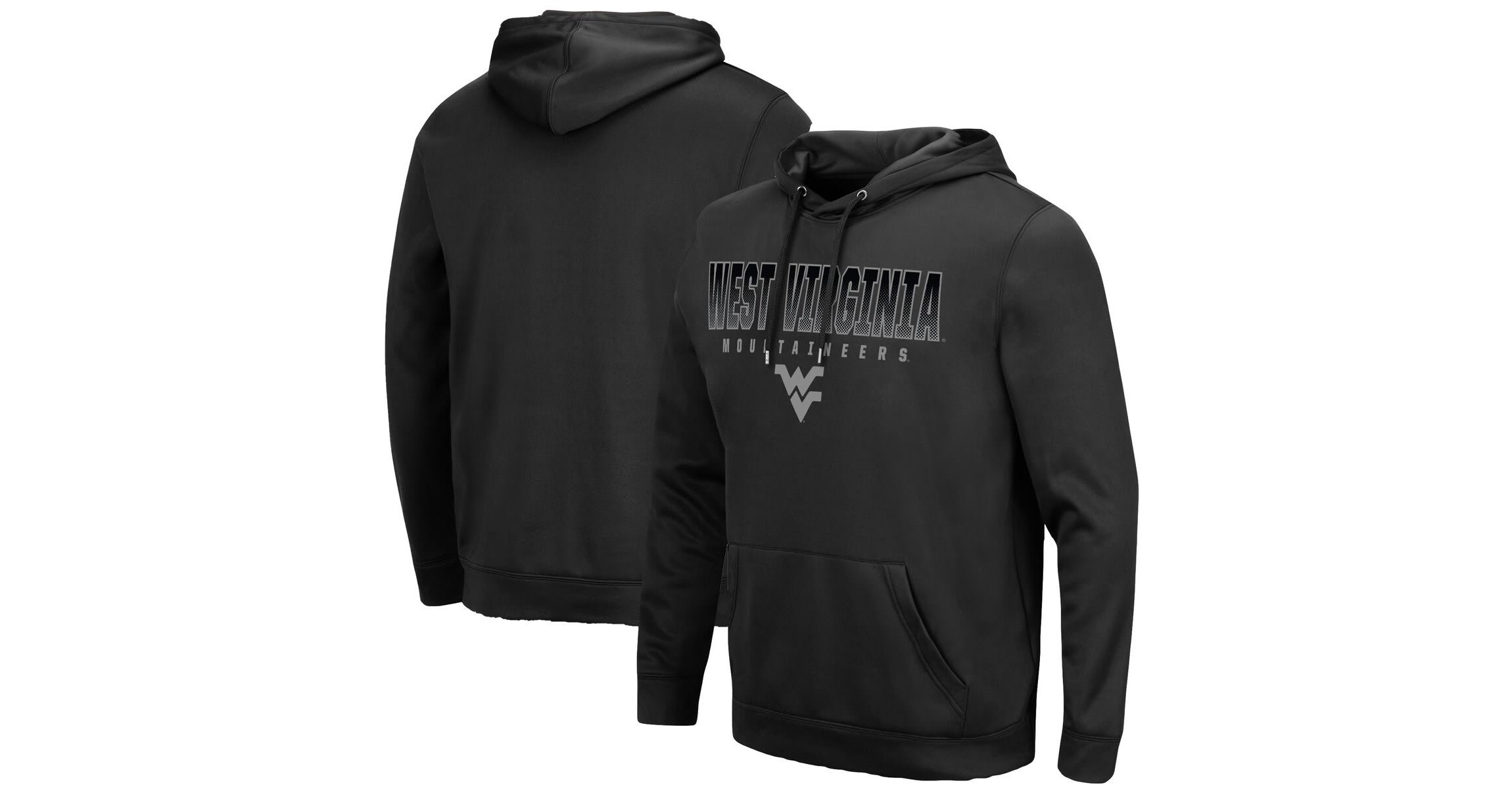 NCAA West Virginia Mountaineers Blackout 3.0 Pullover Hoodie