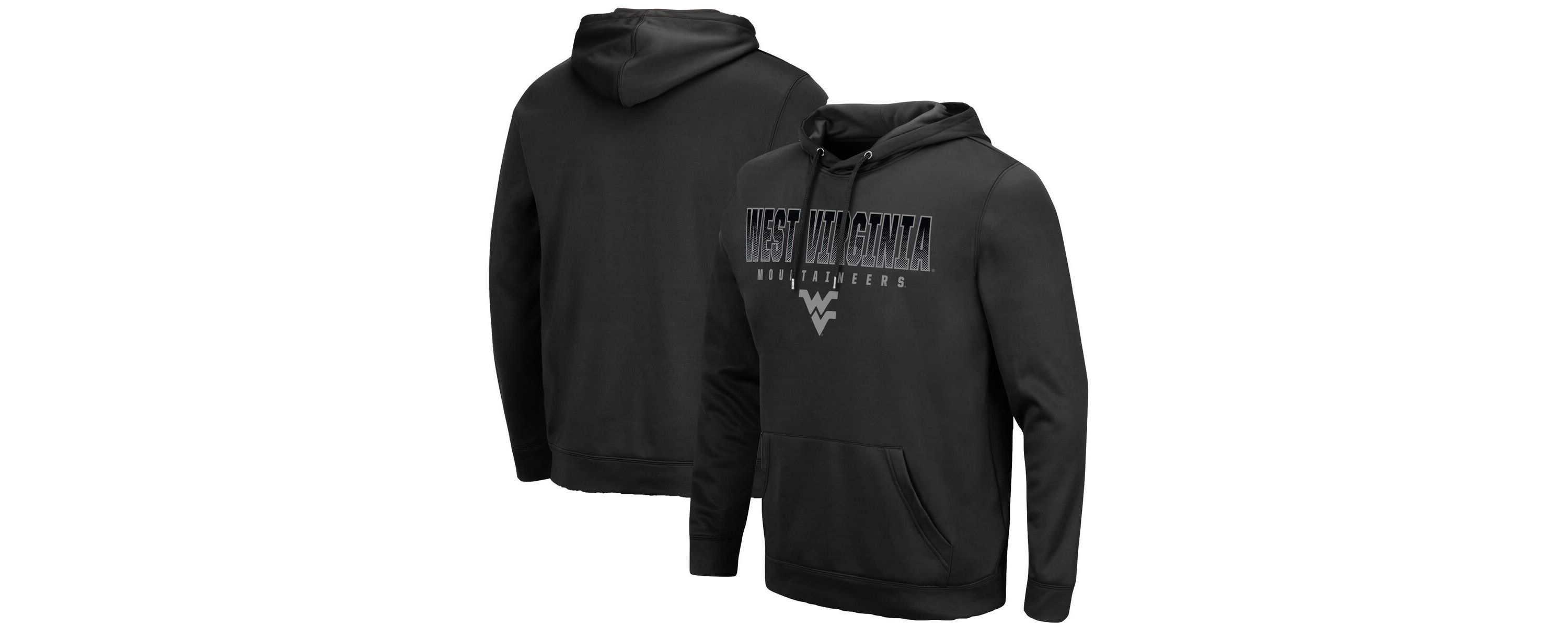 NCAA West Virginia Mountaineers Blackout 3.0 Pullover Hoodie
