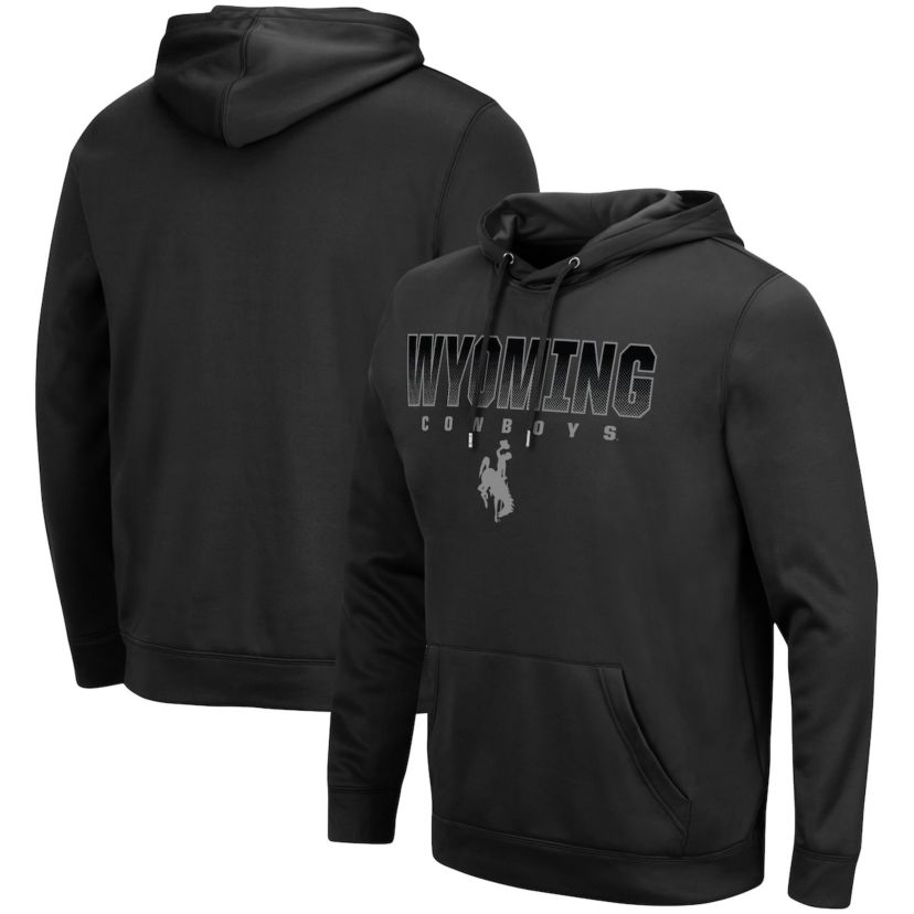 NCAA Wyoming Cowboys Blackout 3.0 Pullover Hoodie