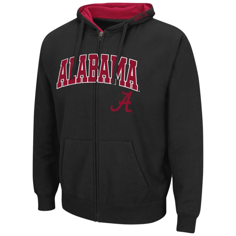 Alabama Crimson Tide NCAA Alabama Tide Arch & Logo 3.0 Full-Zip Hoodie
