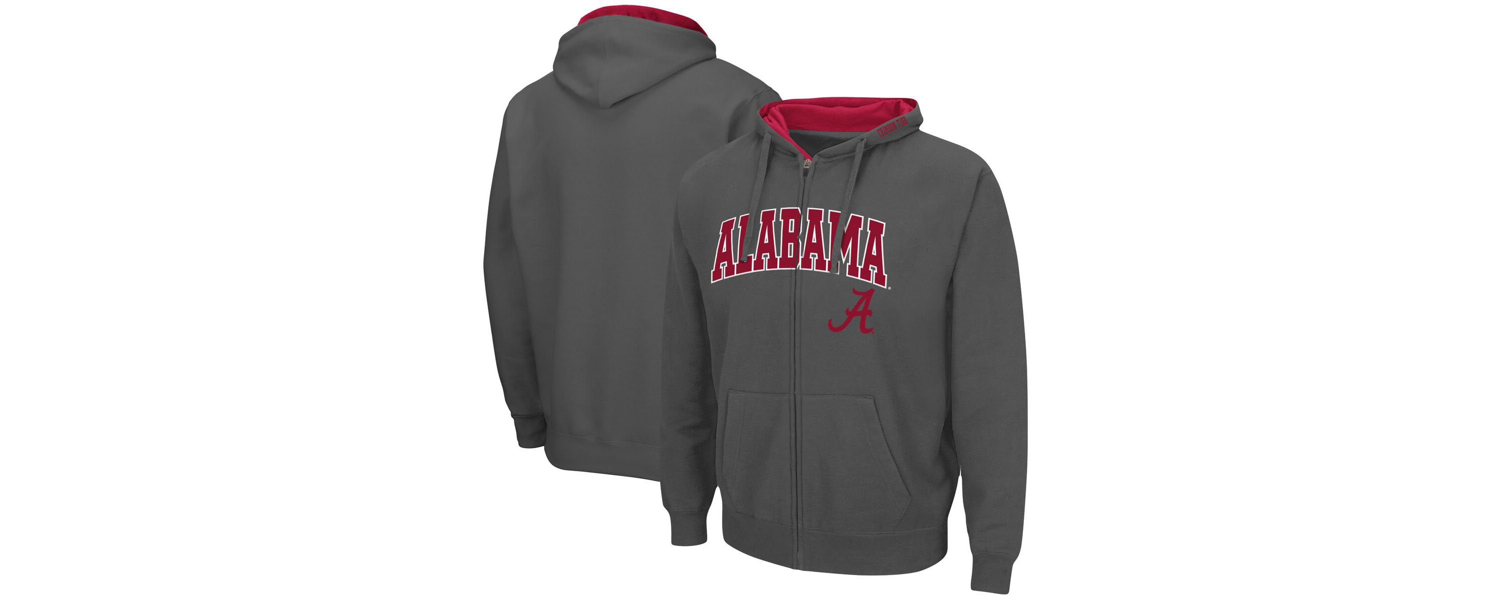 Alabama Crimson Tide NCAA Alabama Tide Arch & Logo 3.0 Full-Zip Hoodie