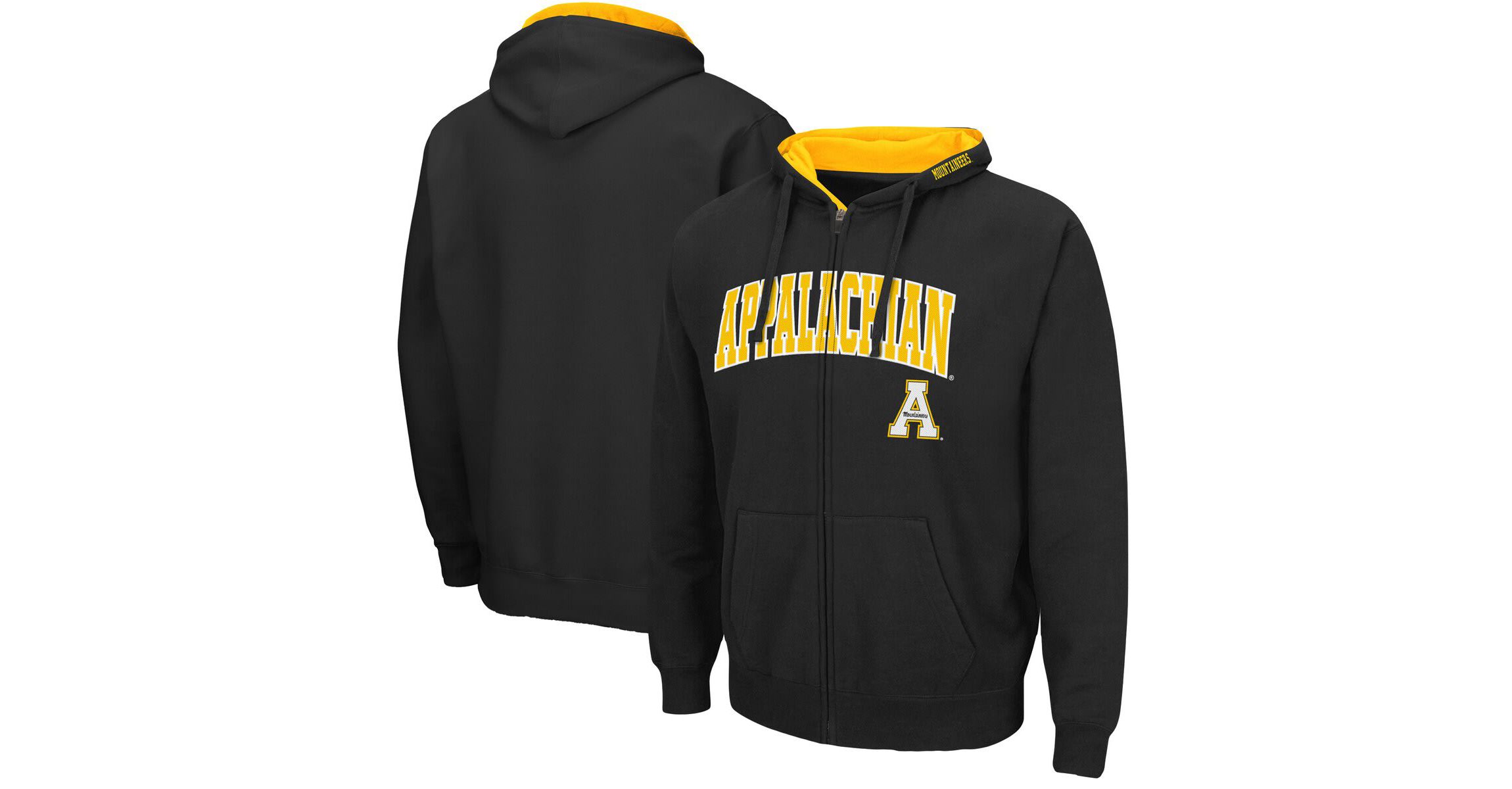 NCAA Appalachian State Mountaineers Arch & Logo 3.0 Full-Zip Hoodie