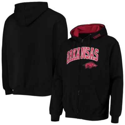 NCAA Arkansas Razorbacks Arch & Logo 3.0 Full-Zip Hoodie