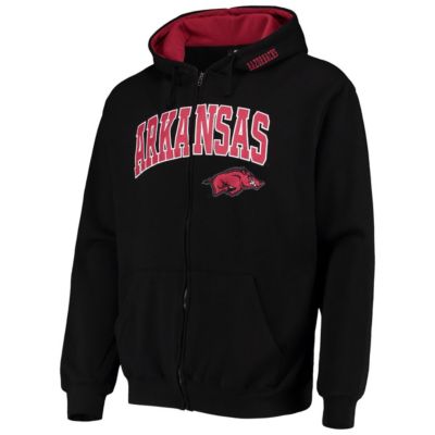 NCAA Arkansas Razorbacks Arch & Logo 3.0 Full-Zip Hoodie