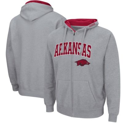 NCAA ed Arkansas Razorbacks Arch & Logo 3.0 Full-Zip Hoodie