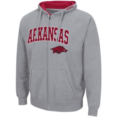 NCAA ed Arkansas Razorbacks Arch & Logo 3.0 Full-Zip Hoodie