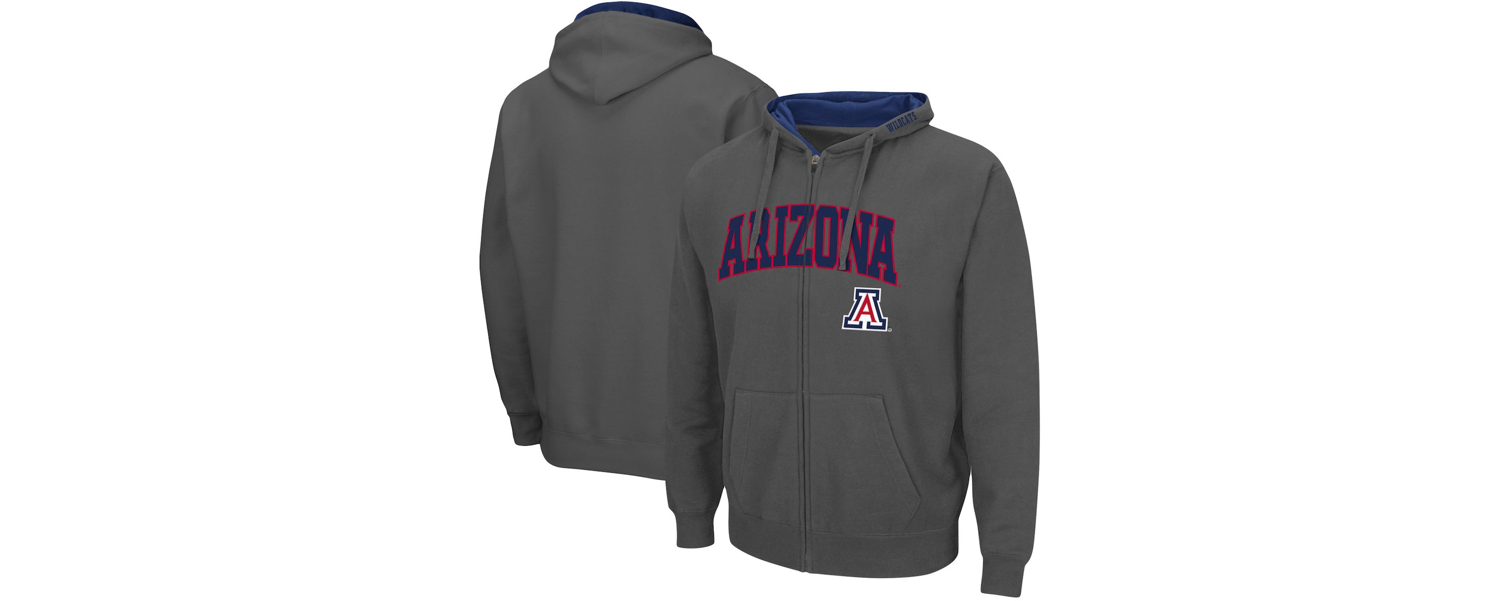 NCAA Arizona Wildcats Arch & Logo 3.0 Full-Zip Hoodie