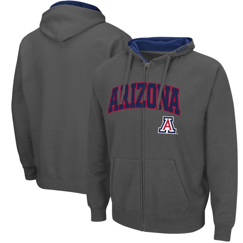 NCAA Arizona Wildcats Arch & Logo 3.0 Full-Zip Hoodie