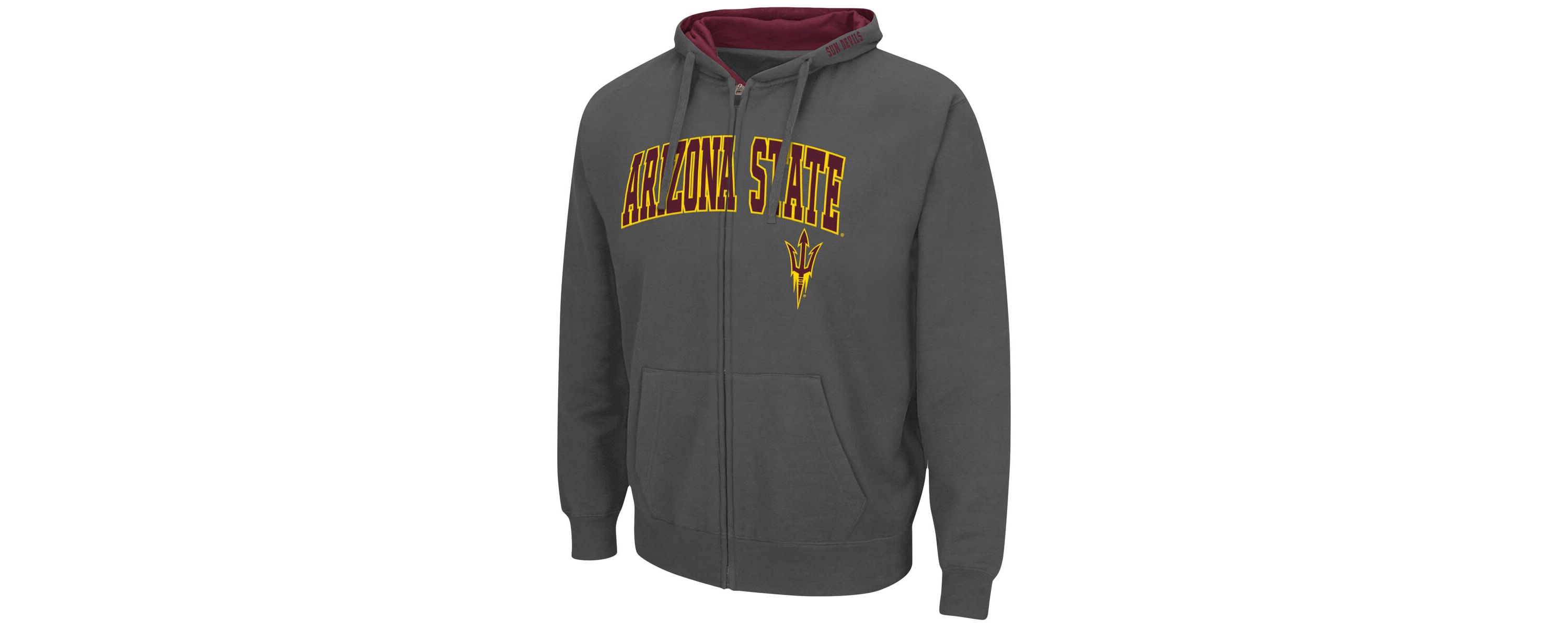 NCAA Arizona State Sun Devils Arch & Logo 3.0 Full-Zip Hoodie