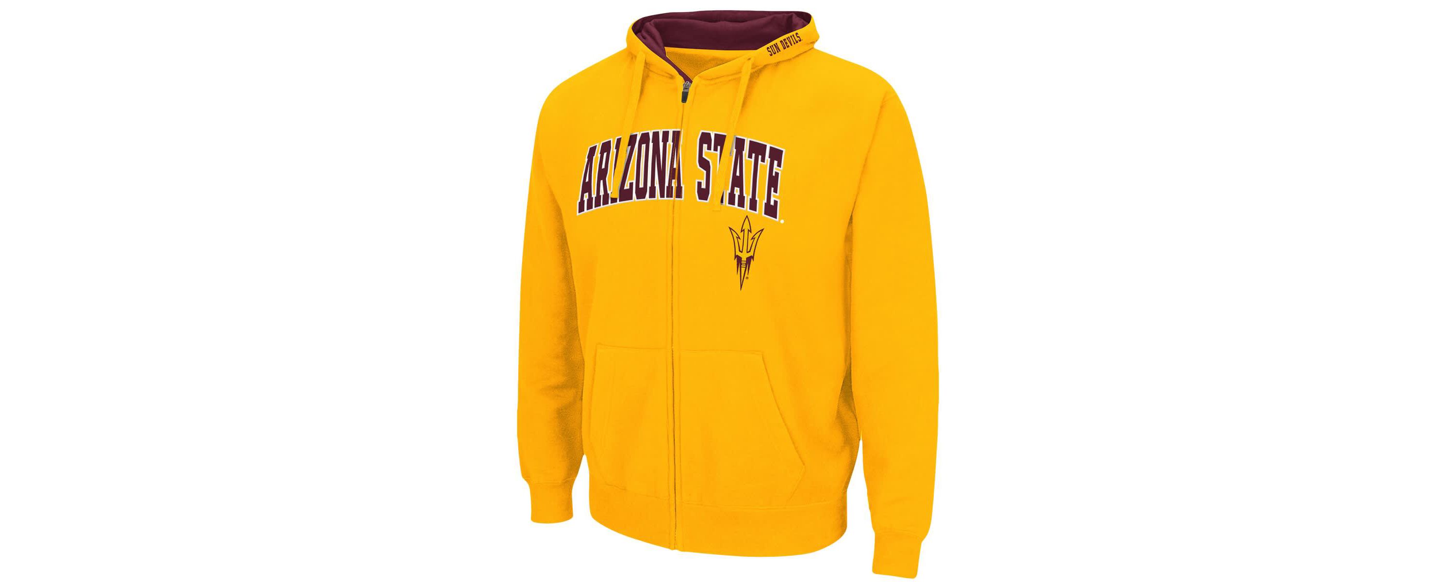 NCAA Arizona State Sun Devils Arch & Logo 3.0 Full-Zip Hoodie