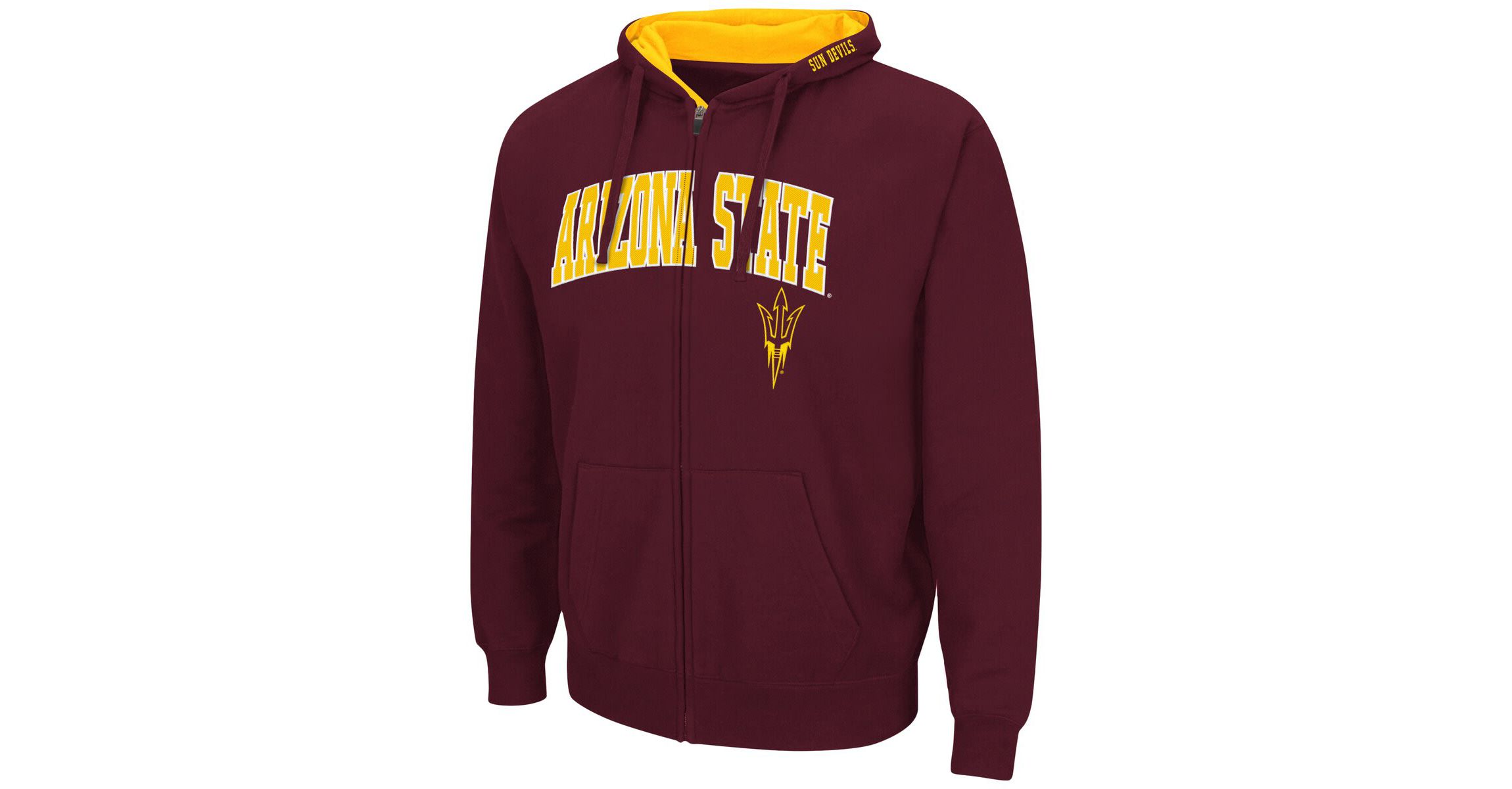 NCAA Arizona State Sun Devils Arch & Logo 3.0 Full-Zip Hoodie