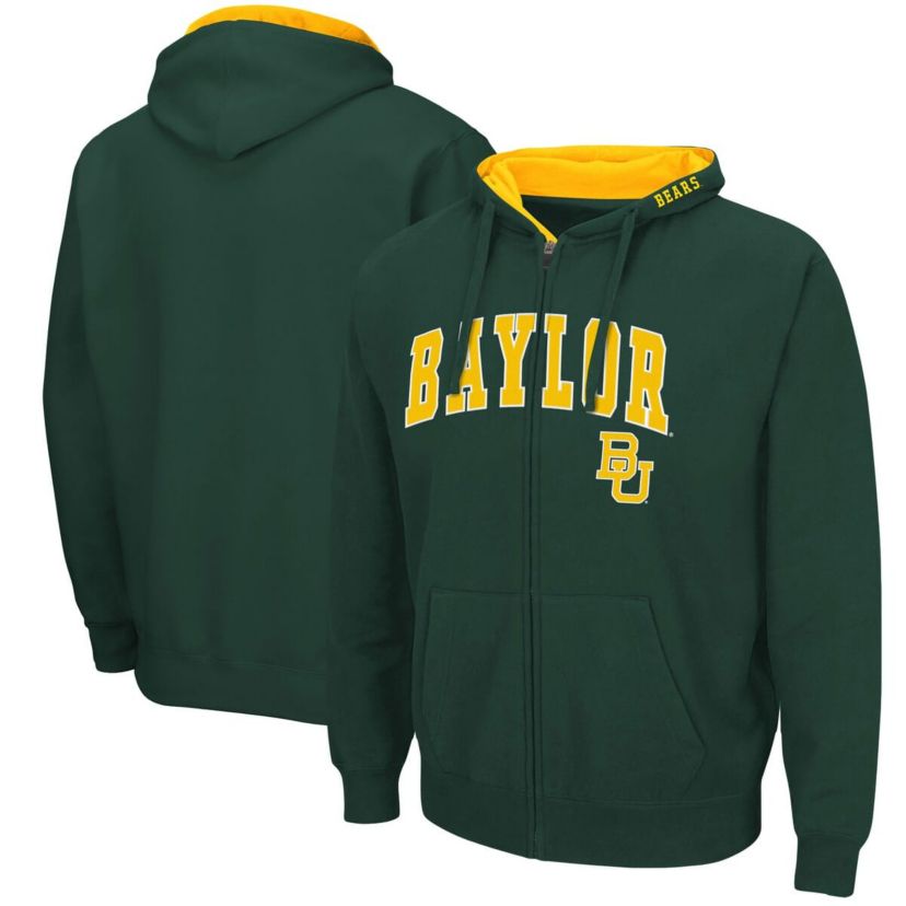 NCAA Baylor Bears Arch & Logo 3.0 Full-Zip Hoodie