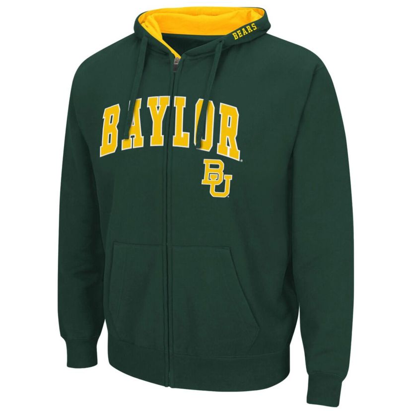 NCAA Baylor Bears Arch & Logo 3.0 Full-Zip Hoodie