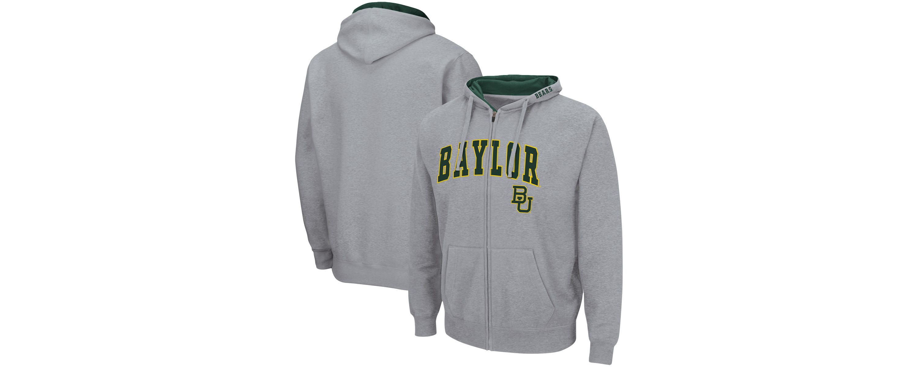NCAA ed Baylor Bears Arch & Logo 3.0 Full-Zip Hoodie