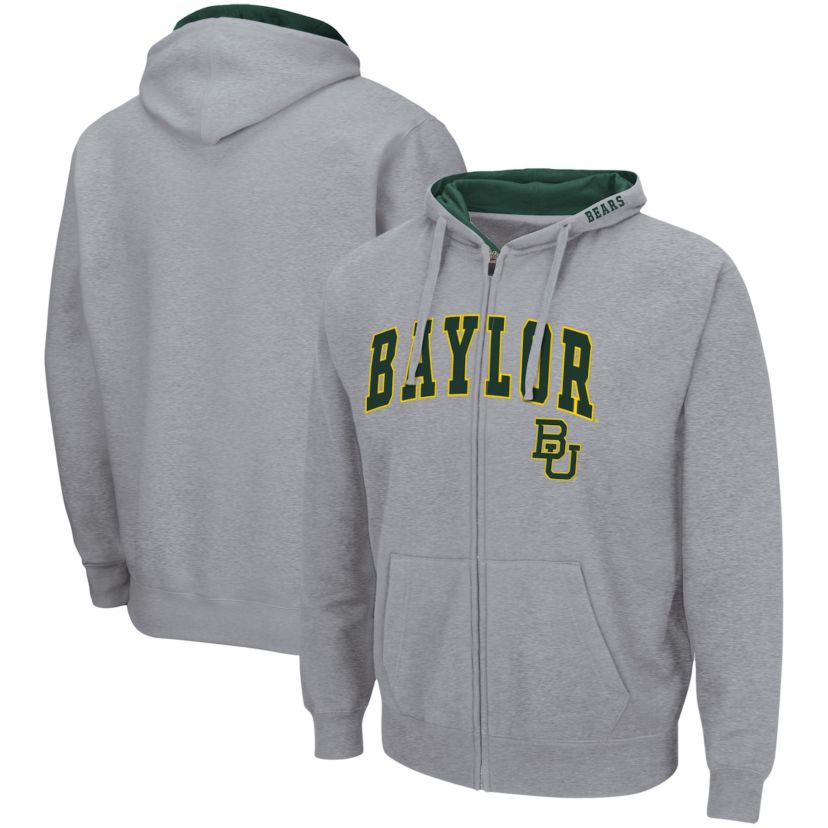 NCAA ed Baylor Bears Arch & Logo 3.0 Full-Zip Hoodie