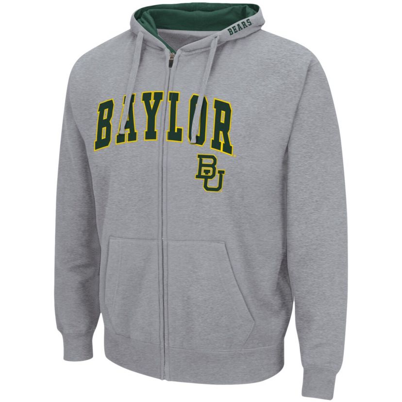 NCAA ed Baylor Bears Arch & Logo 3.0 Full-Zip Hoodie