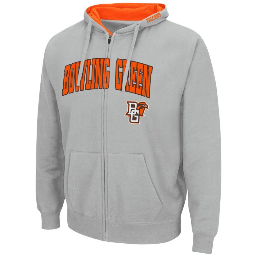 Bowling Green Falcons NCAA Bowling St. Falcons Arch & Logo 3.0 Full-Zip Hoodie