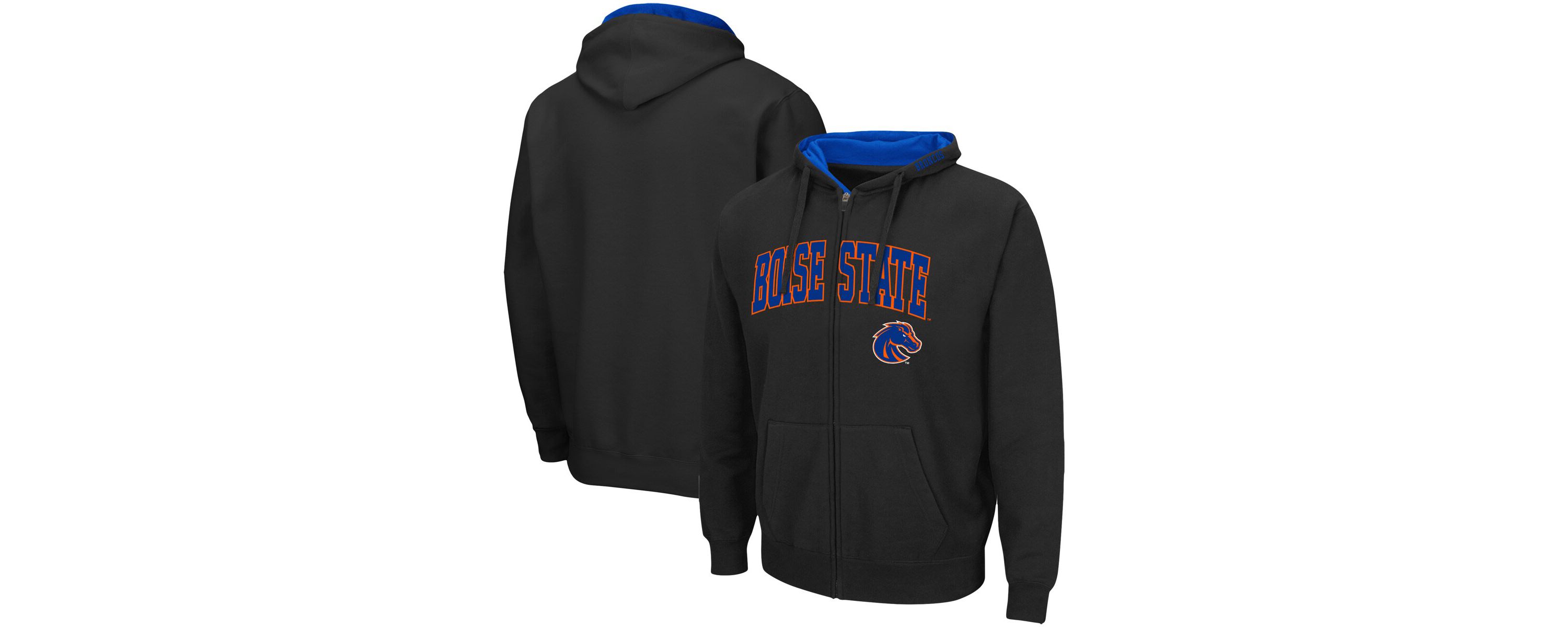 NCAA Boise State Broncos Arch & Logo 3.0 Full-Zip Hoodie