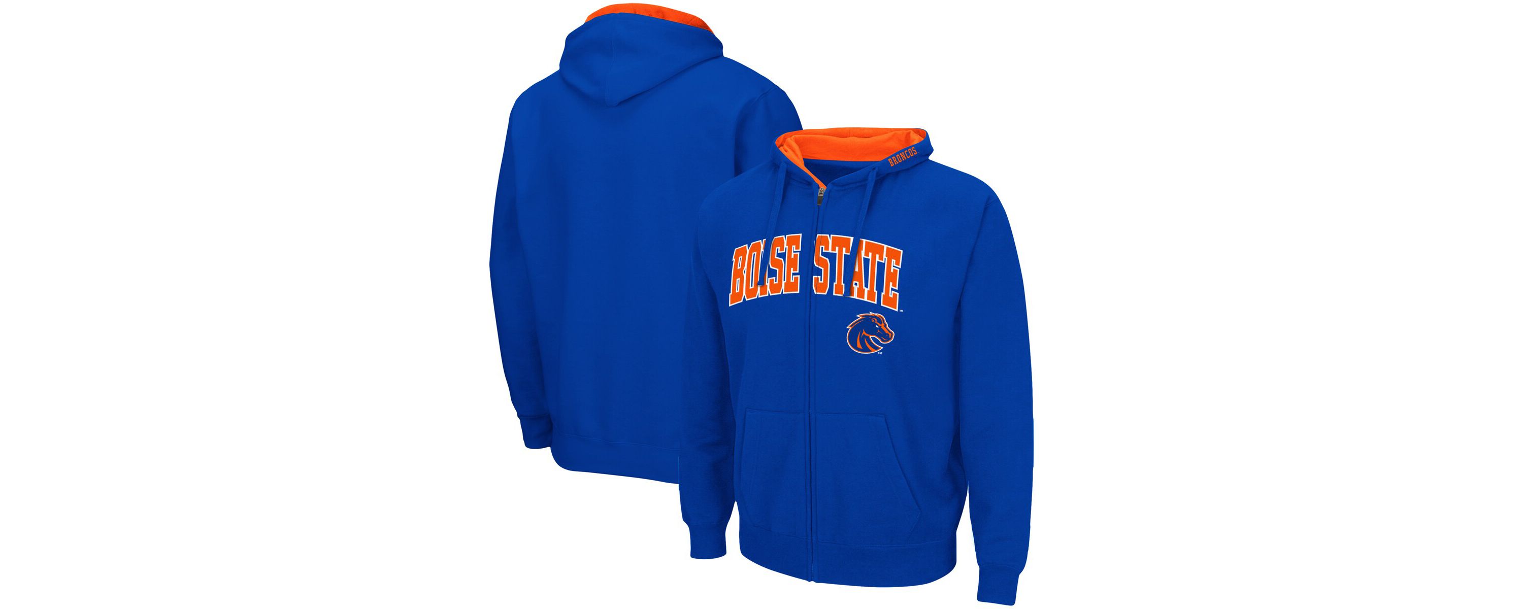 NCAA Boise State Broncos Arch & Logo 3.0 Full-Zip Hoodie