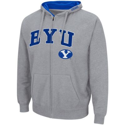 NCAA ed BYU Cougars Arch & Logo 3.0 Full-Zip Hoodie