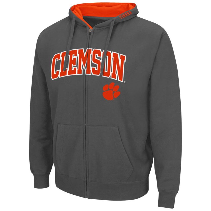 NCAA Clemson Tigers Arch & Logo 3.0 Full-Zip Hoodie