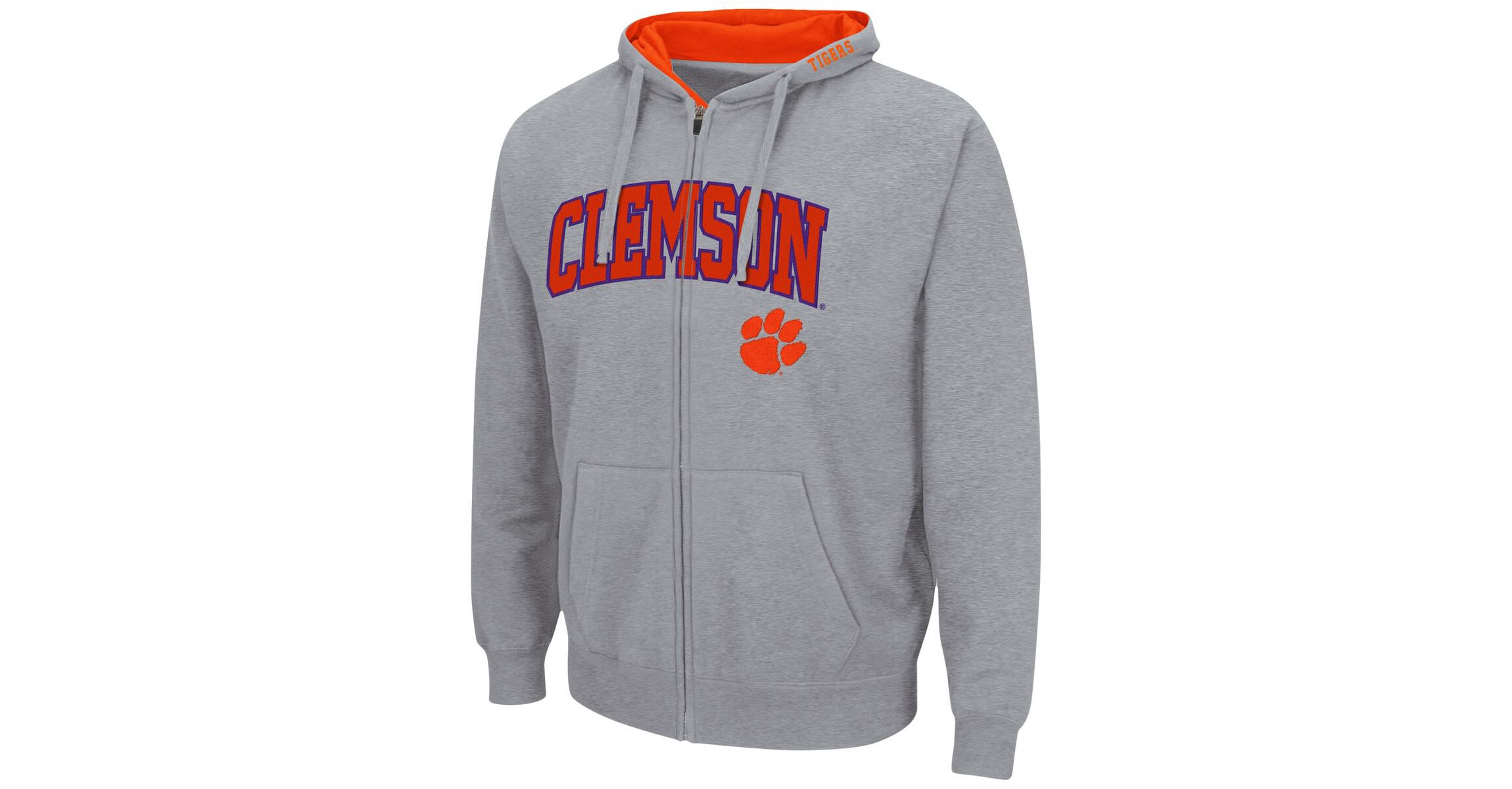 NCAA ed Clemson Tigers Arch & Logo 3.0 Full-Zip Hoodie