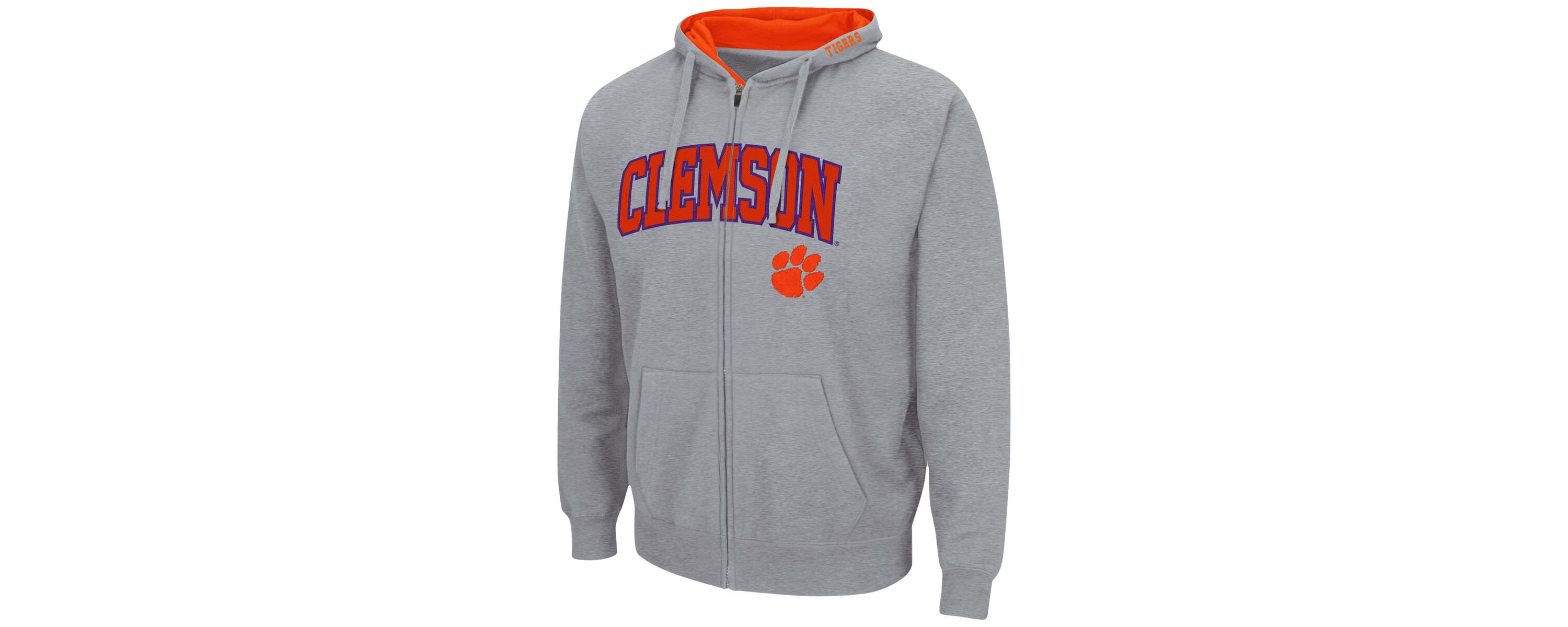 NCAA ed Clemson Tigers Arch & Logo 3.0 Full-Zip Hoodie
