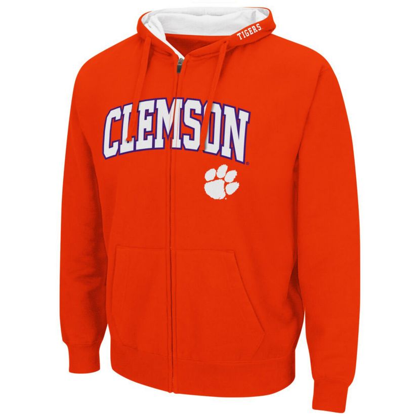 NCAA Clemson Tigers Arch & Logo 3.0 Full-Zip Hoodie