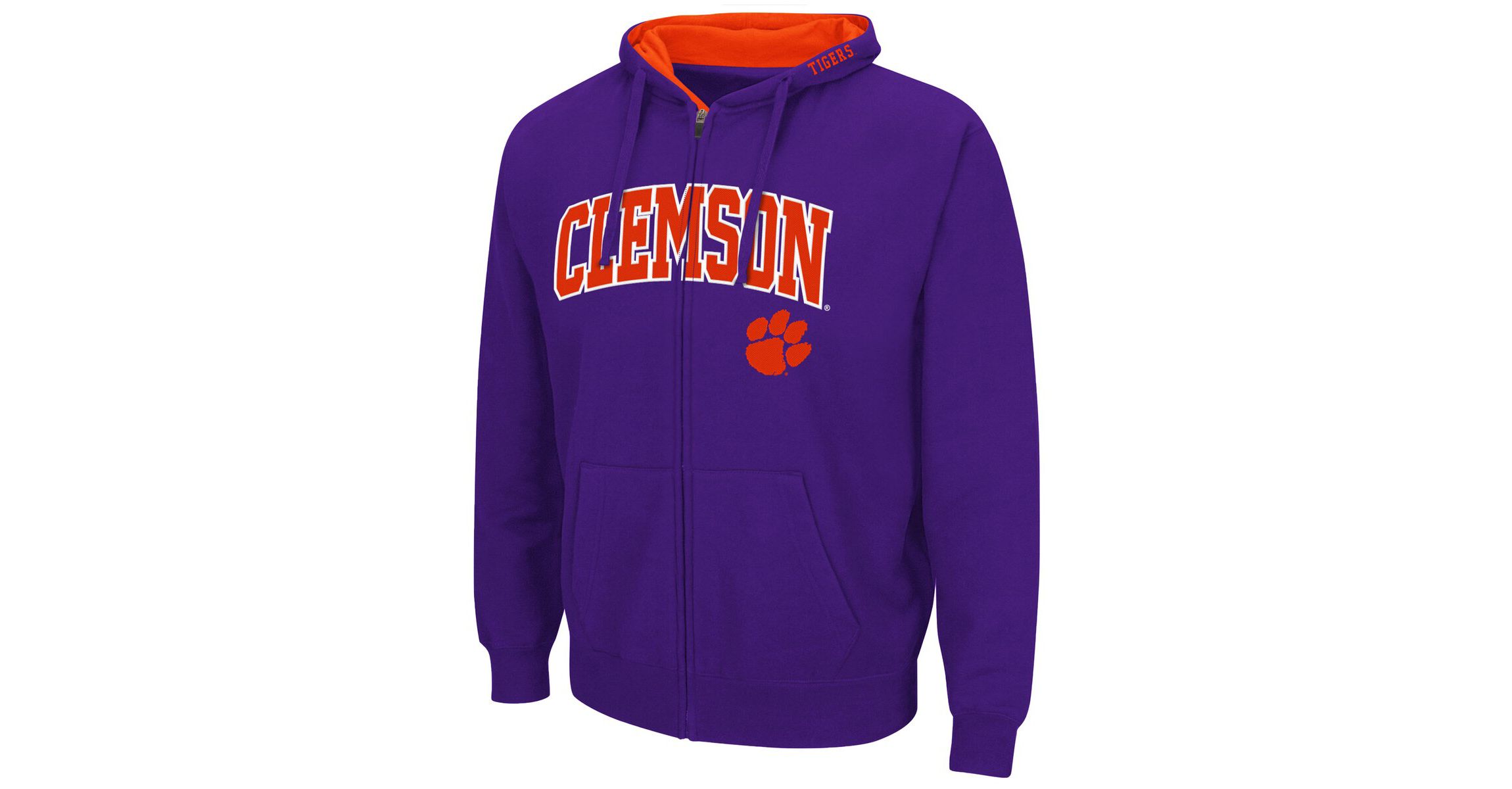 NCAA Clemson Tigers Arch & Logo 3.0 Full-Zip Hoodie