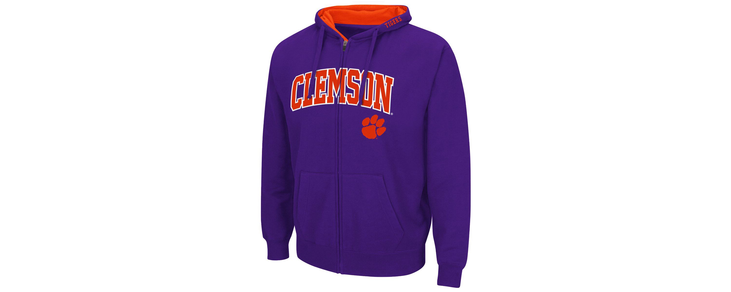 NCAA Clemson Tigers Arch & Logo 3.0 Full-Zip Hoodie