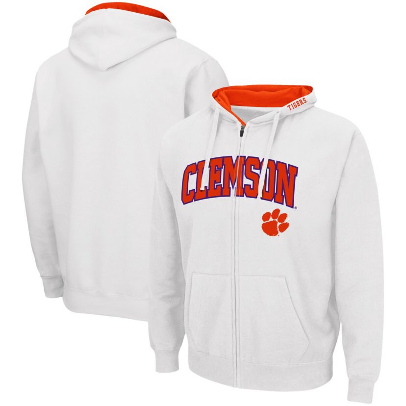 NCAA Clemson Tigers Arch & Logo 3.0 Full-Zip Hoodie