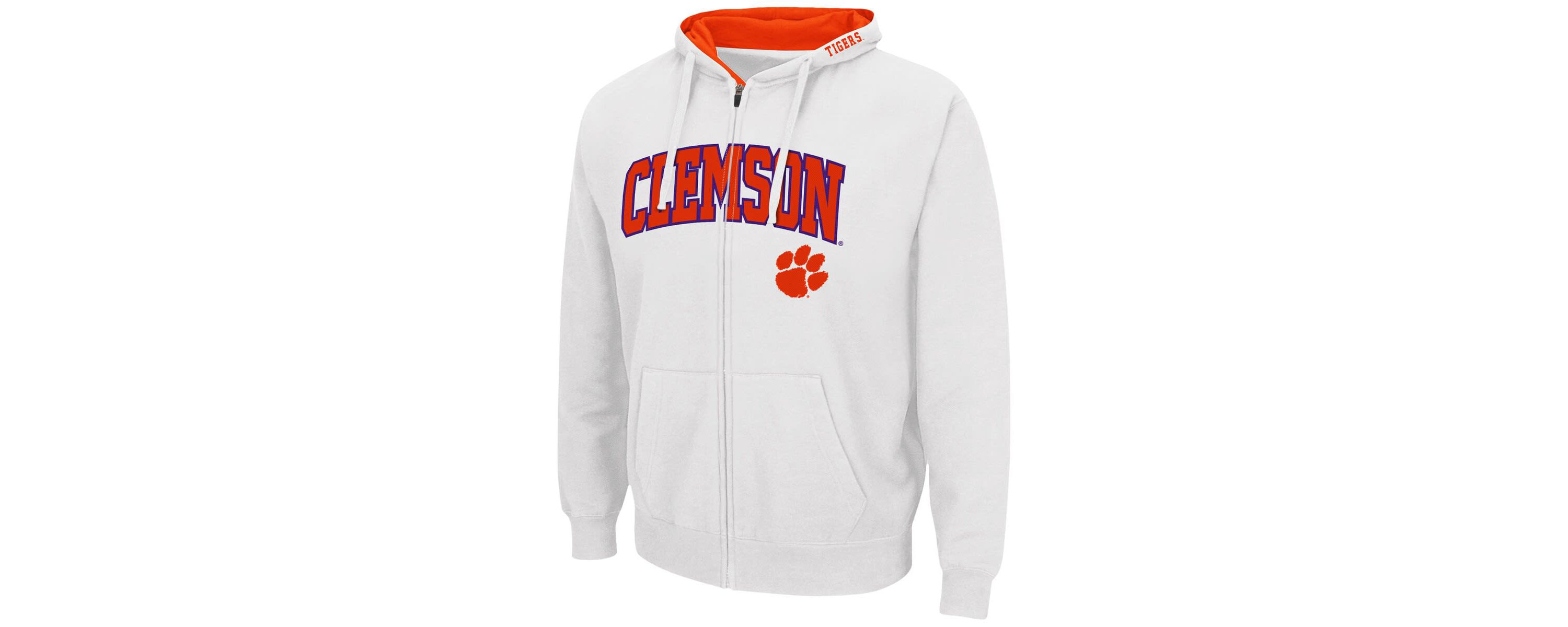 NCAA Clemson Tigers Arch & Logo 3.0 Full-Zip Hoodie