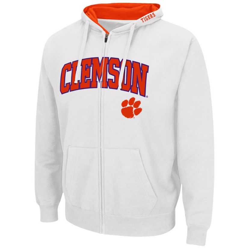 NCAA Clemson Tigers Arch & Logo 3.0 Full-Zip Hoodie