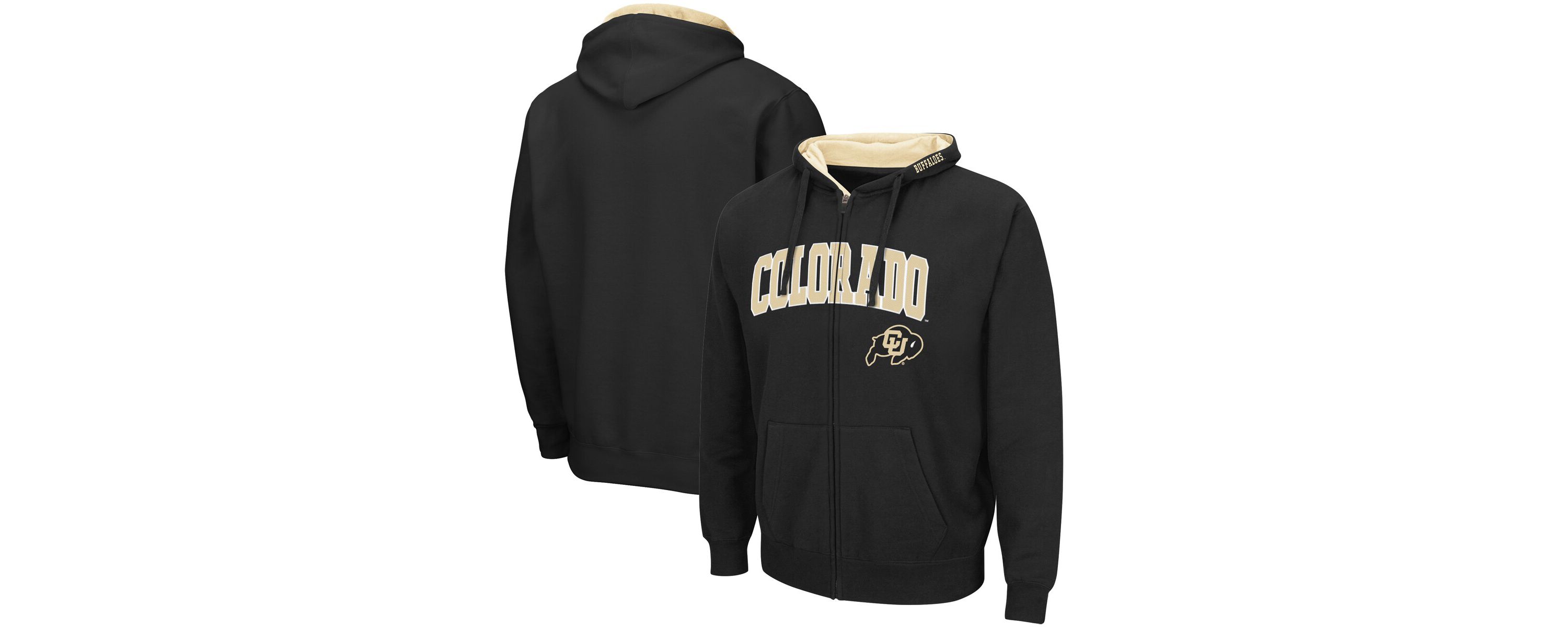 NCAA Colorado Buffaloes Arch & Logo 3.0 Full-Zip Hoodie