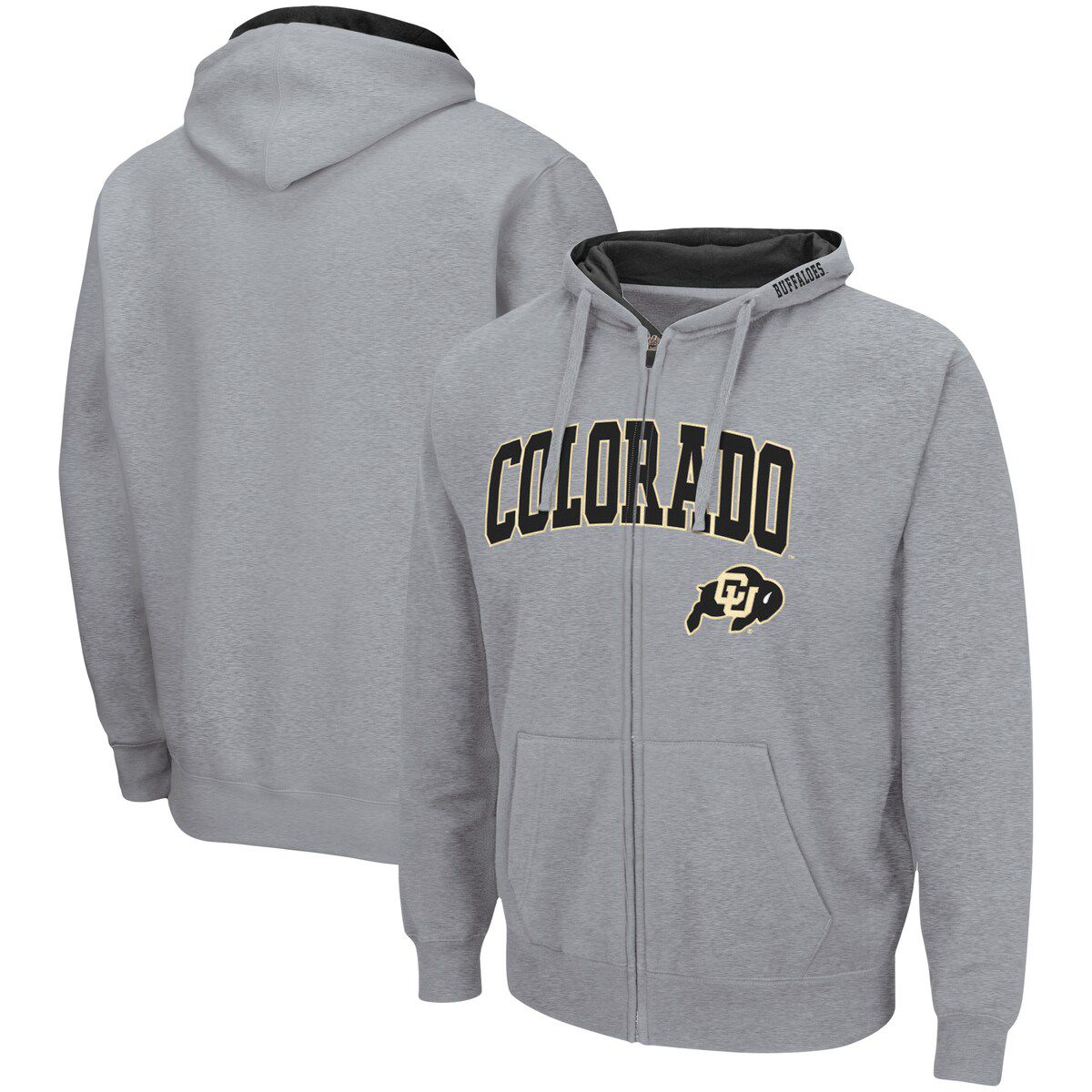NCAA ed Colorado Buffaloes Arch & Logo 3.0 Full-Zip Hoodie