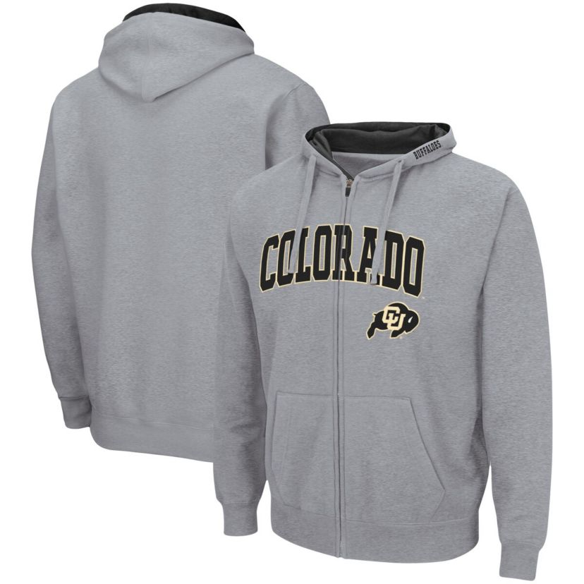 NCAA ed Colorado Buffaloes Arch & Logo 3.0 Full-Zip Hoodie