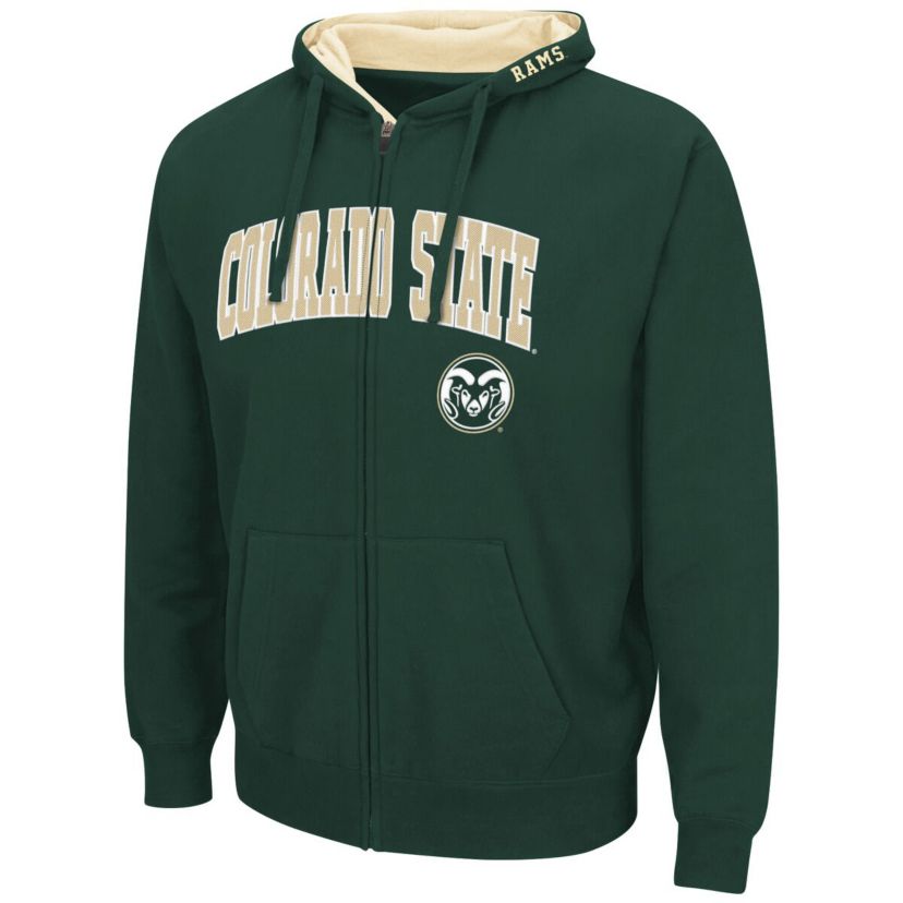 NCAA Colorado State Rams Arch & Logo 3.0 Full-Zip Hoodie