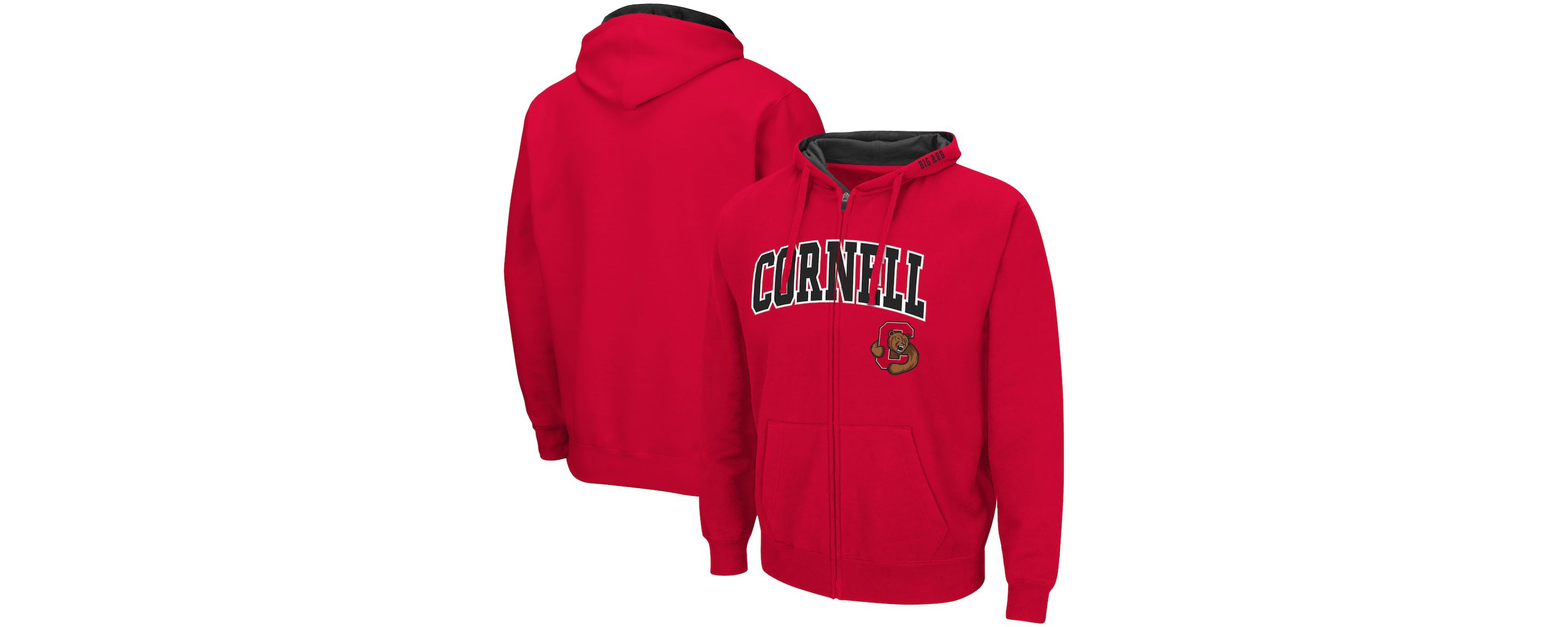 Cornell Big Red NCAA Cornell Big Arch & Logo 3.0 Full-Zip Hoodie