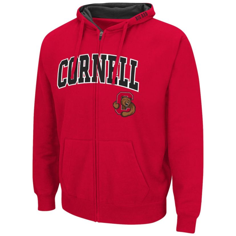 Cornell Big Red NCAA Cornell Big Arch & Logo 3.0 Full-Zip Hoodie