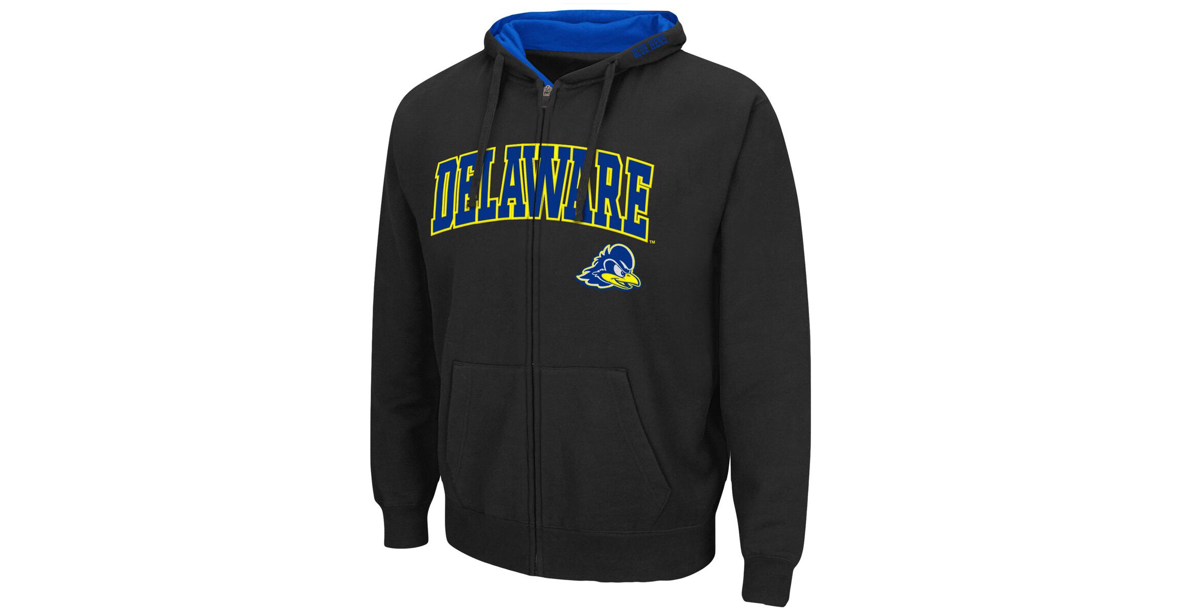 Delaware Fightin Blue Hens NCAA Delaware Fightin Hens Arch & Logo 3.0 Full-Zip Hoodie