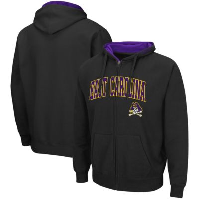 East Carolina Pirates NCAA ECU Arch & Logo 3.0 Full-Zip Hoodie