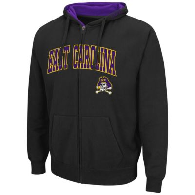 East Carolina Pirates NCAA ECU Arch & Logo 3.0 Full-Zip Hoodie