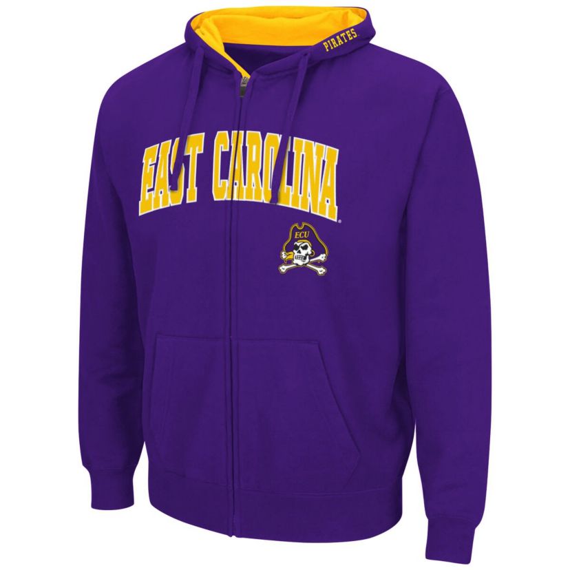 East Carolina Pirates NCAA ECU Pirates Arch & Logo 3.0 Full-Zip Hoodie