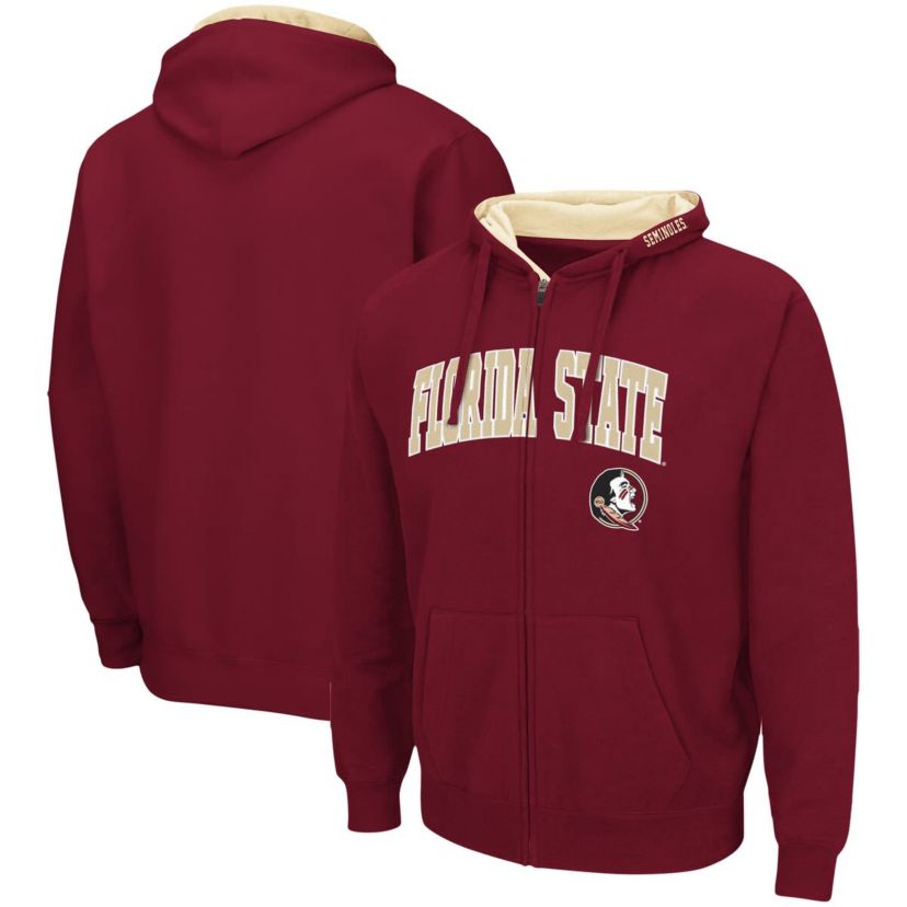 NCAA Florida State Seminoles Arch & Logo 3.0 Full-Zip Hoodie