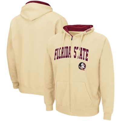 Colosseum Men's NCAA Florida State Seminoles Arch & Logo 3.0 Full-Zip Hoodie