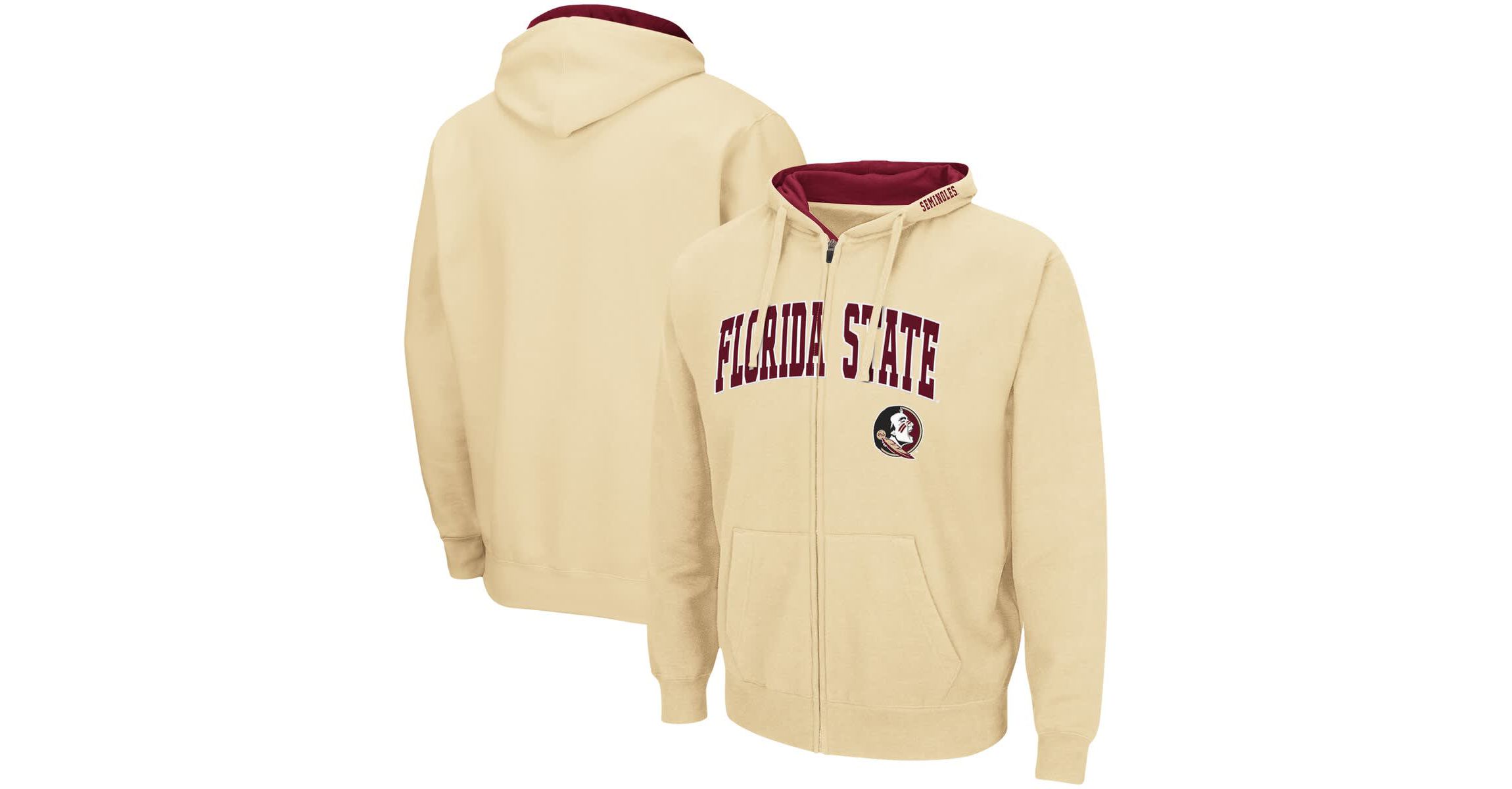 NCAA Florida State Seminoles Arch & Logo 3.0 Full-Zip Hoodie