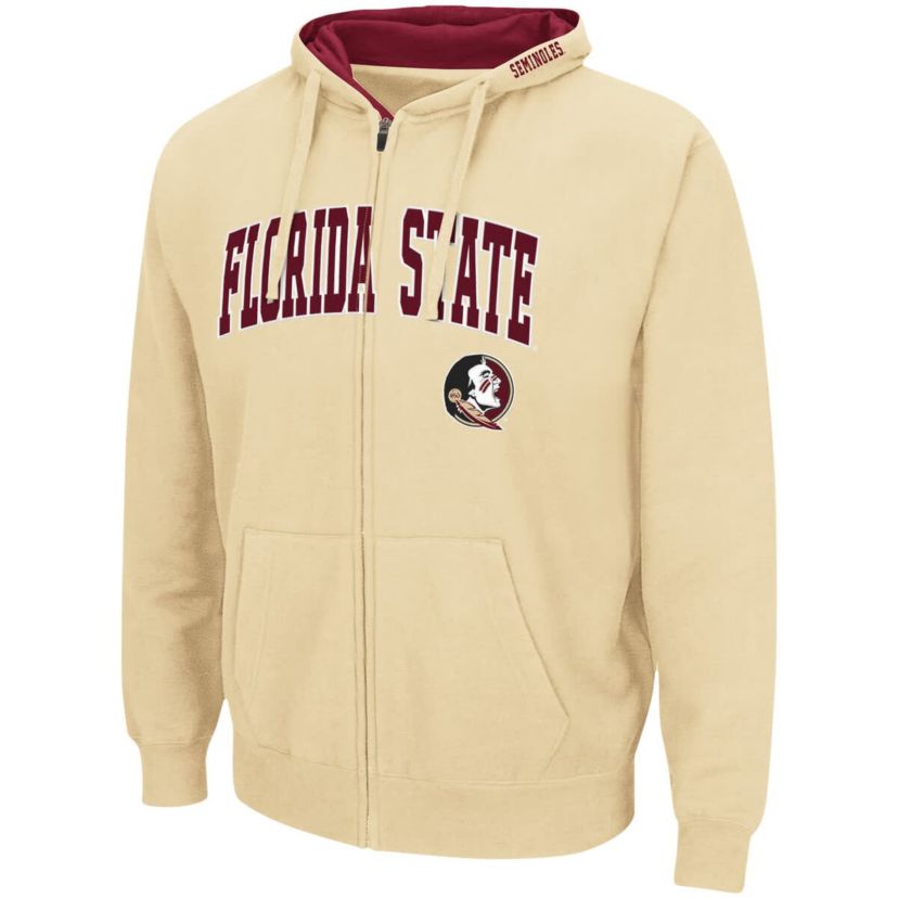 NCAA Florida State Seminoles Arch & Logo 3.0 Full-Zip Hoodie