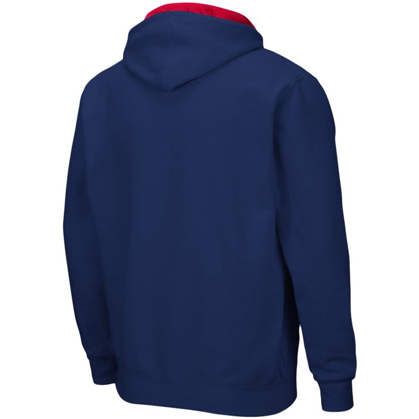 NCAA Fresno State Bulldogs Arch & Logo 3.0 Full-Zip Hoodie
