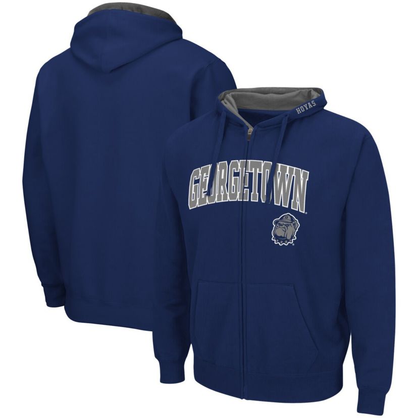 NCAA Georgetown Hoyas Arch & Logo 3.0 Full-Zip Hoodie