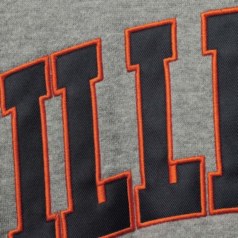 NCAA ed Illinois Fighting Illini Arch & Logo 3.0 Full-Zip Hoodie